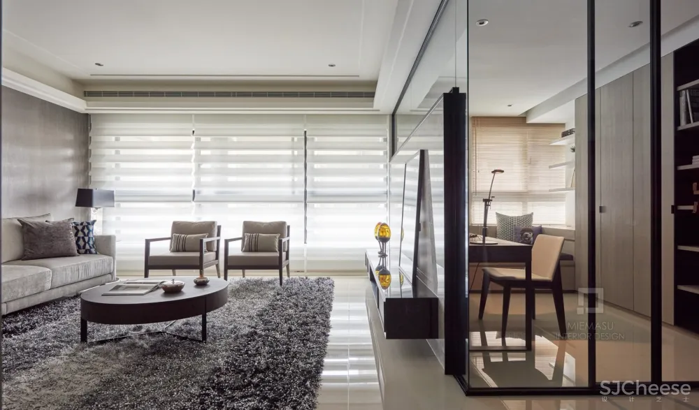 吉美一品花园——台北现代休闲风家庭住宅 | 大观室内设计