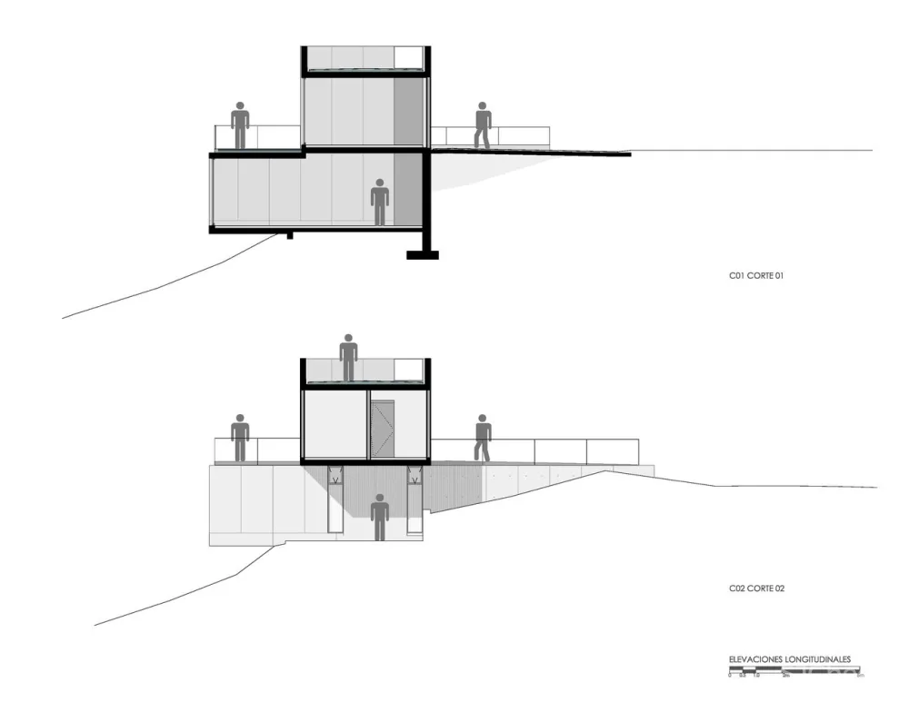 214E小屋,面向林间的观景台 / P+0 Architecture + David 首