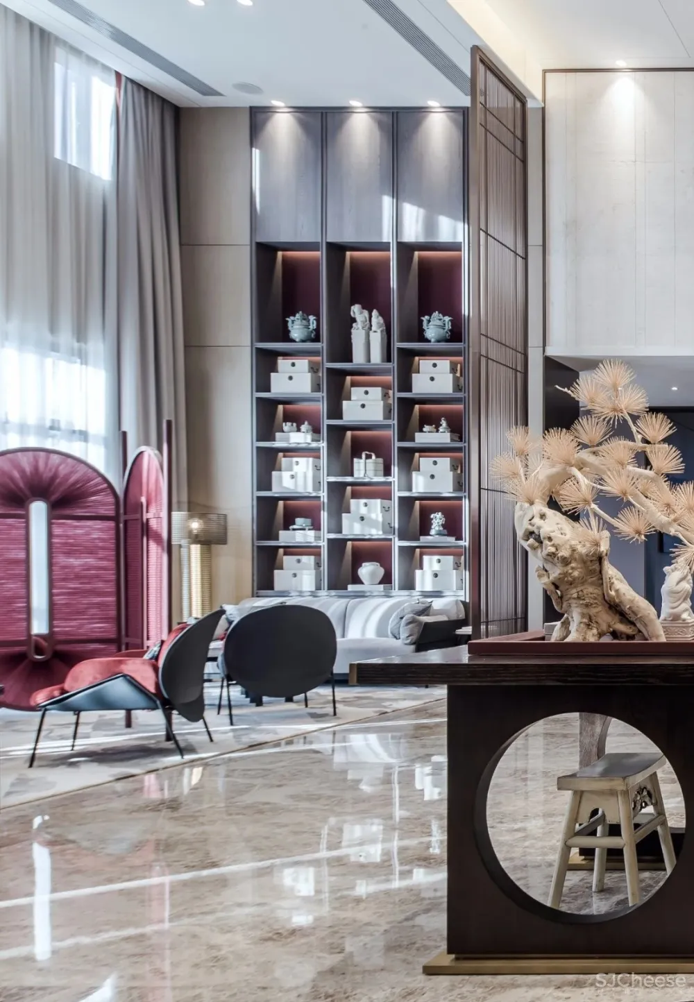 【品伊设计新作】大艺术家·四时光华营销会所：诗意生活构建当代东方人文逸美生活典范