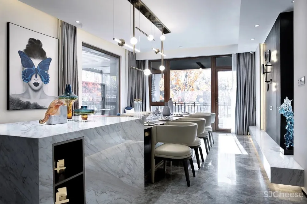 530m²联排别墅,简奢生活刚刚好! 首