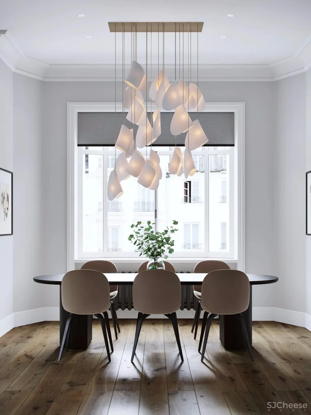 130㎡ 现代简约设计，这样布局空间大一倍 首