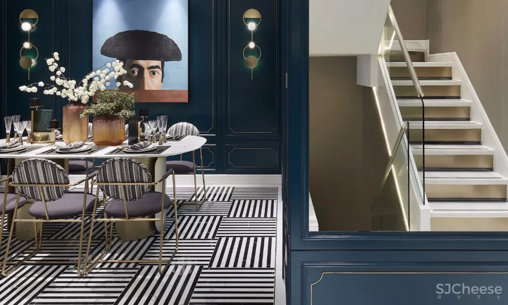 新作 | 上海 300m² 叠墅，海派时尚如何做出先锋格调 首