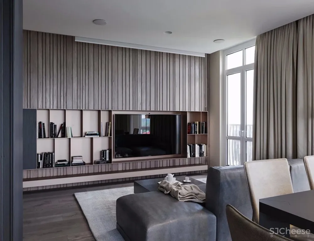 现代简约风丨灯带让空间更有型