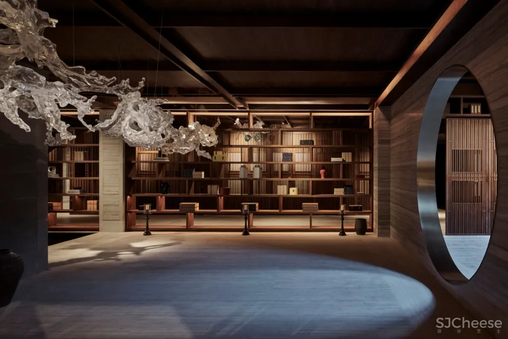 竹窗闻水月浮动｜涞澳新作 苏州世茂铜雀台售楼处 首