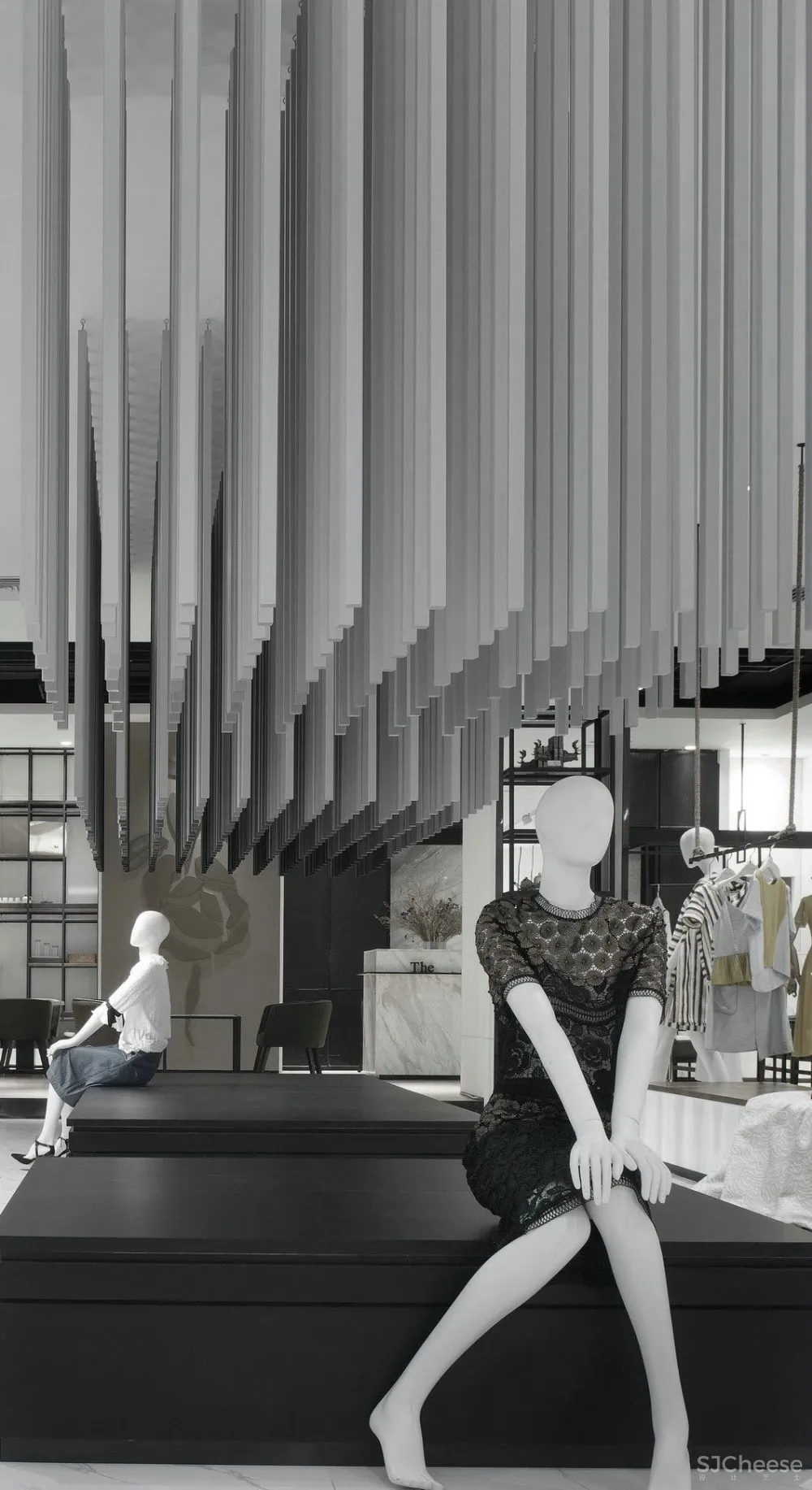 高级灰打造的商业空间,震撼灵魂的美