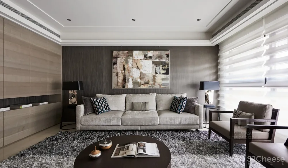 吉美一品花园——台北现代休闲风家庭住宅 | 大观室内设计