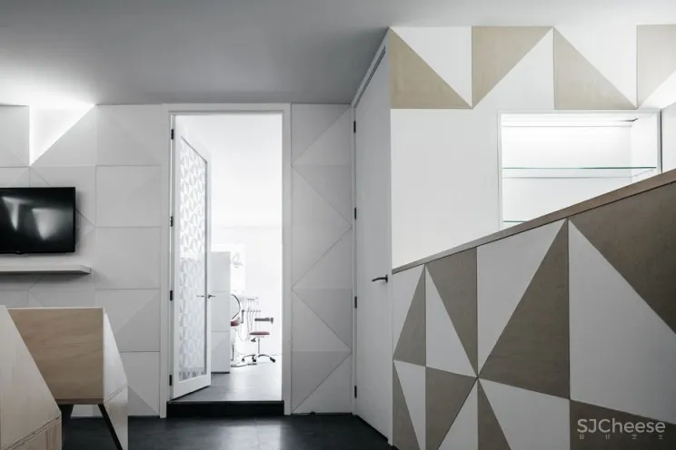 波尔图几何元素牙科诊所 Ren Pepe Arquitetos