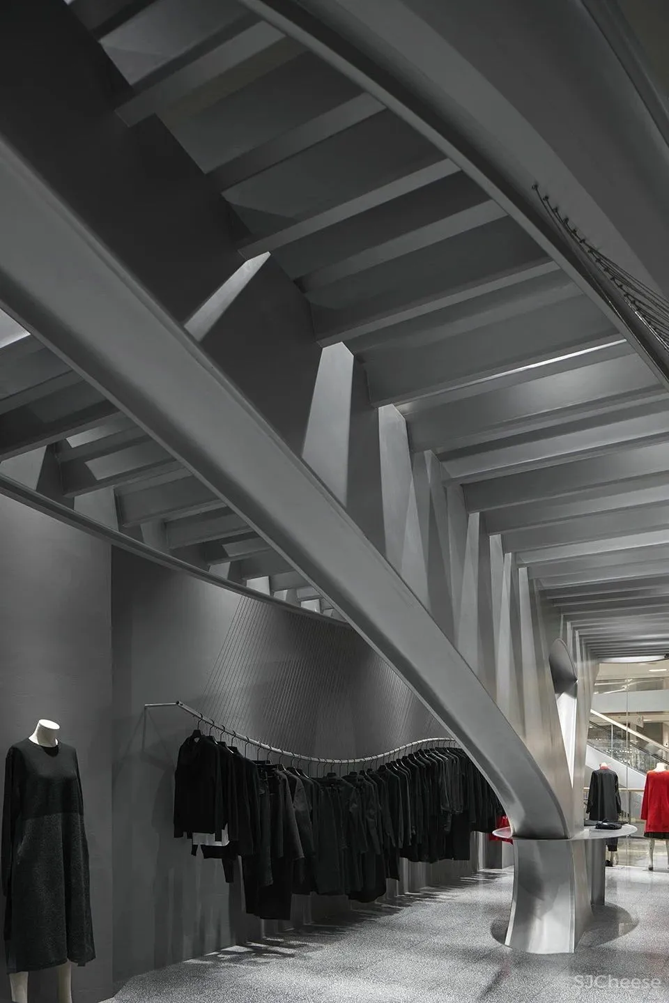 高级灰打造的商业空间,震撼灵魂的美