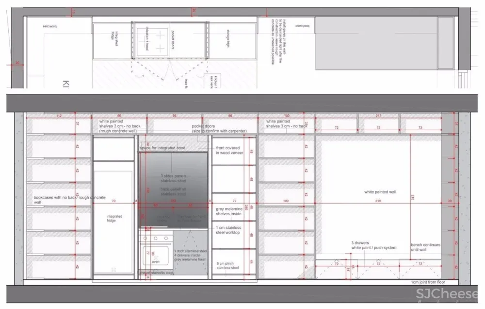 110㎡ 一室两厅，厨房、客厅还能这样设计