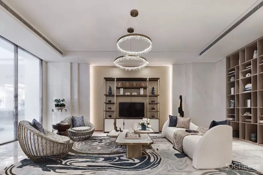 长春云湖府邸售楼处 | 骏地设计