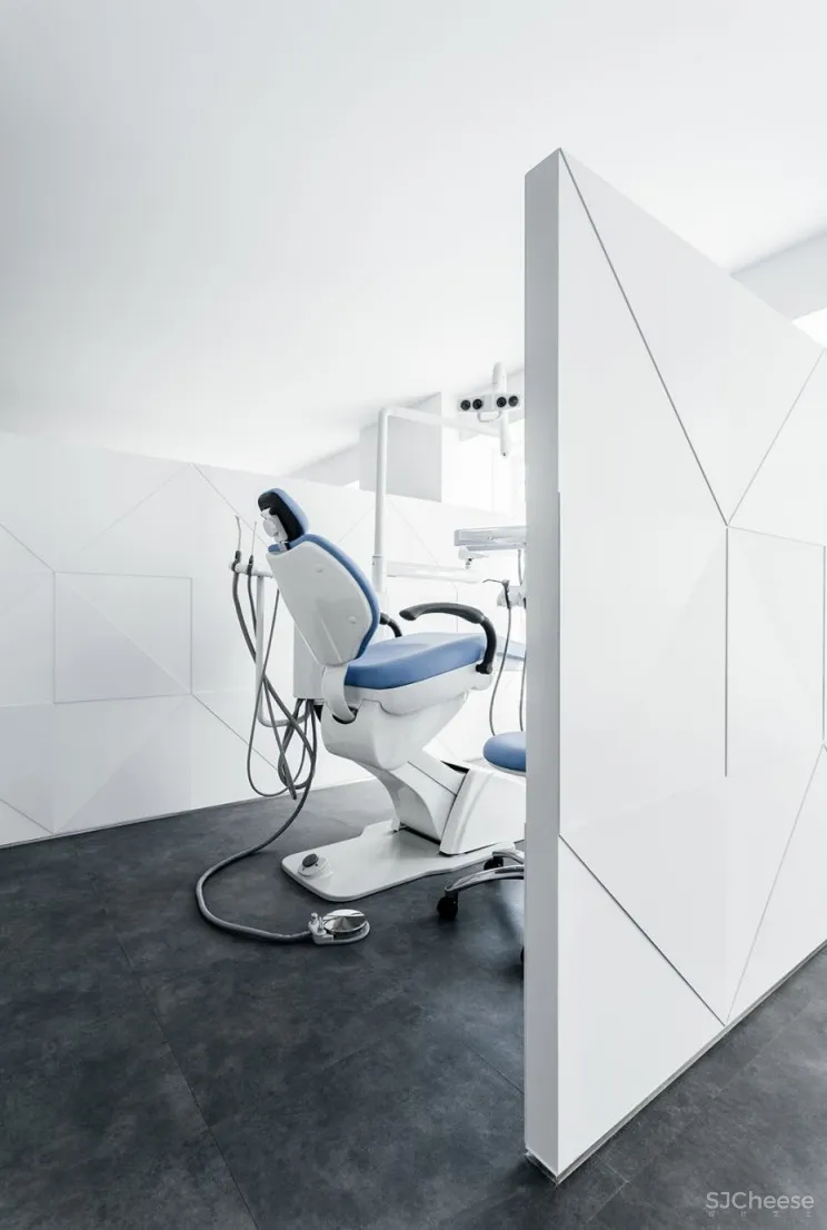 波尔图几何元素牙科诊所 Ren Pepe Arquitetos