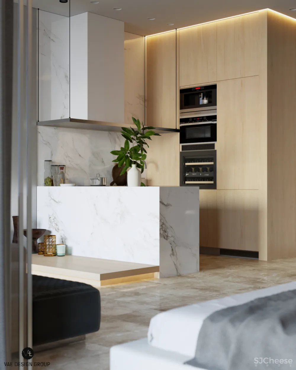 秘密立方体，57m²巴统简约公寓 | Eugene Varkovich