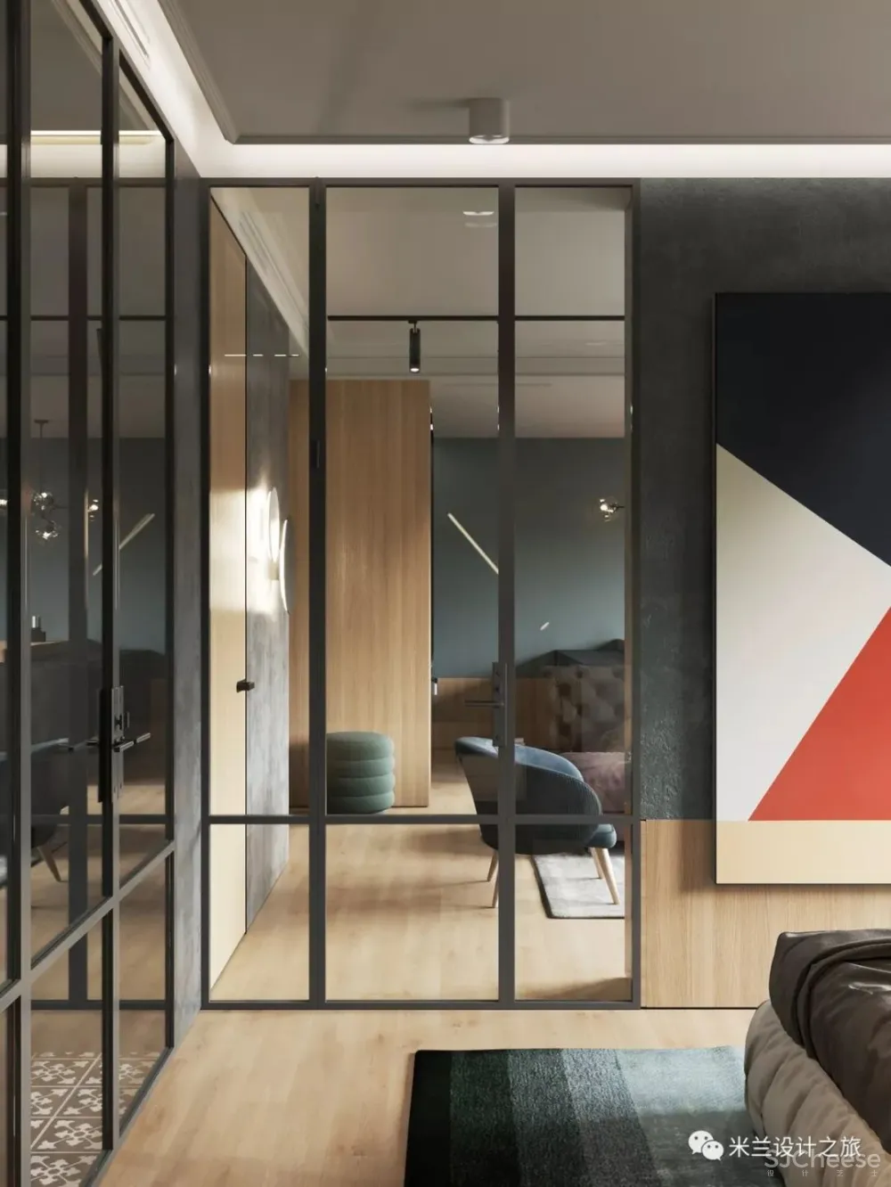 66㎡莫兰迪配色，有颜有格调 ​！