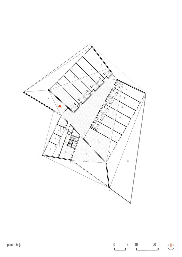 Taller Basico de Arquitectura | 空心岩石的结构建筑 首