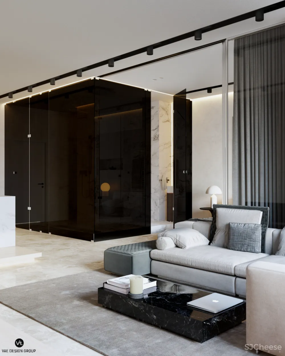 秘密立方体，57m²巴统简约公寓 | Eugene Varkovich