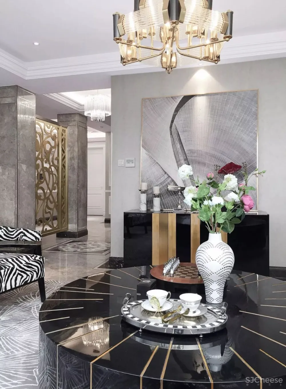 丁香紫浪漫色调的样板间设计丨每一寸空间都动人心扉