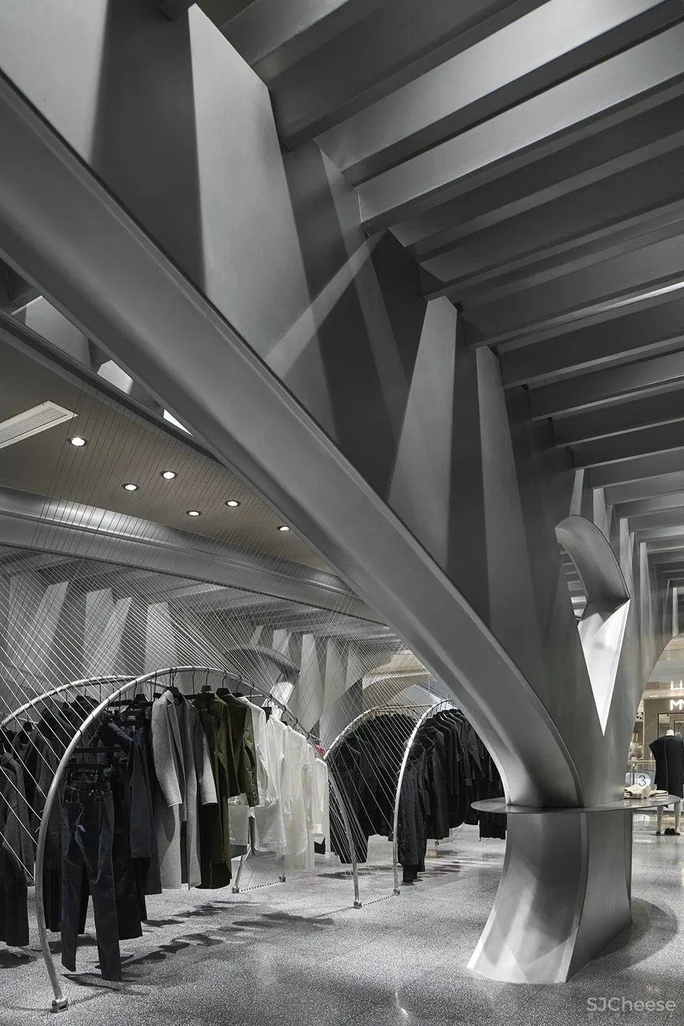 高级灰打造的商业空间,震撼灵魂的美