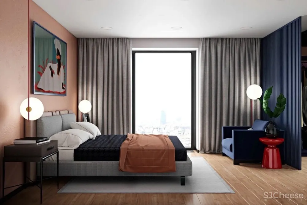 高级灰+红色,彰显个性的豪奢风范!