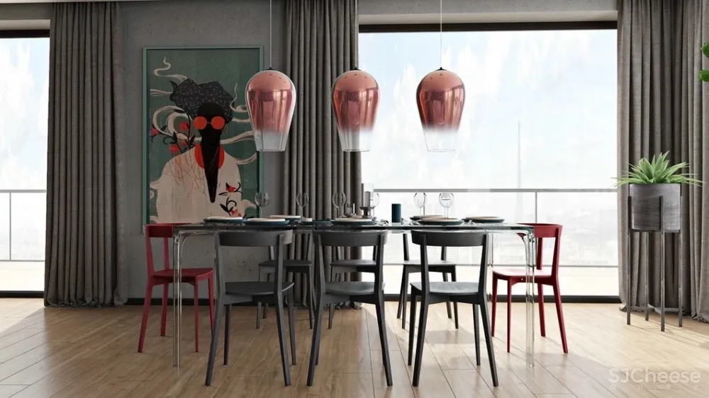 高级灰+红色,彰显个性的豪奢风范!