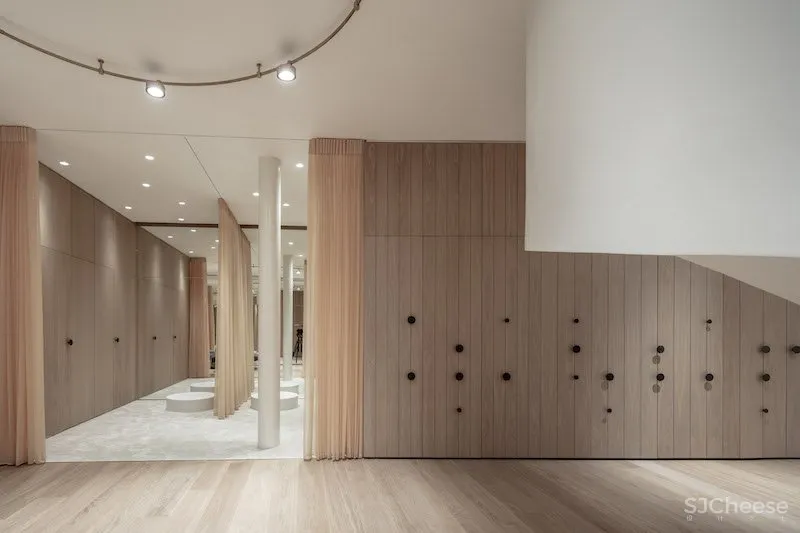 baranowitz & goldberg为特拉维夫的婚纱精品店打造了柔和的曲线 首