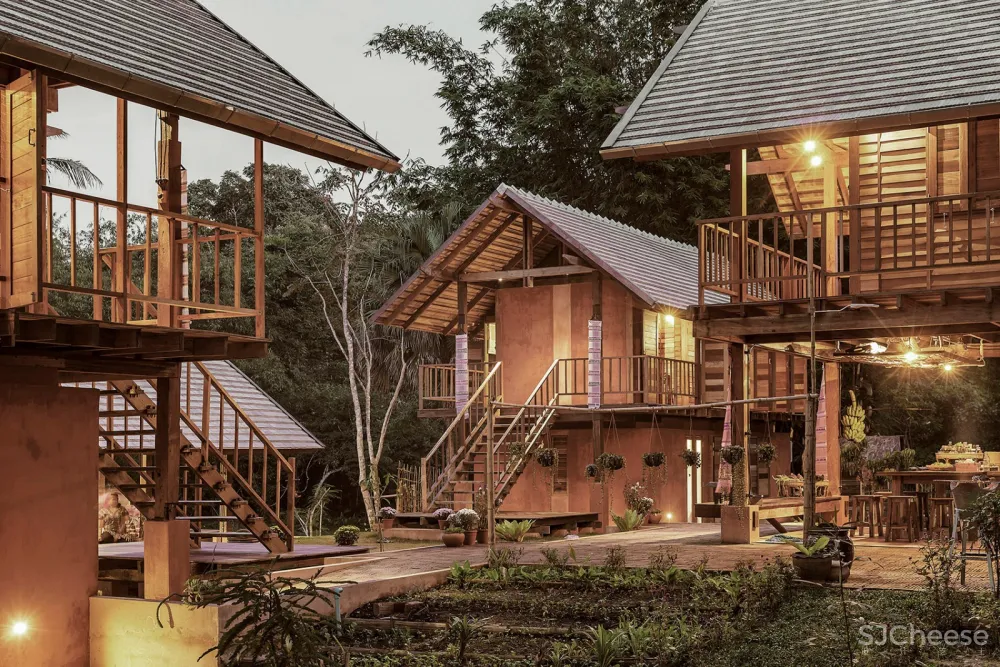 AHSA农场民宿，泰国 / Creative Crews Ltd.