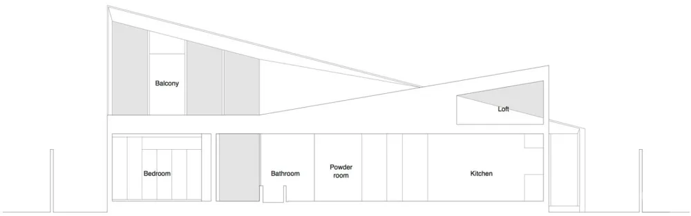 拓扑折叠住宅，日本 / Takashi Yamaguchi & associates 首