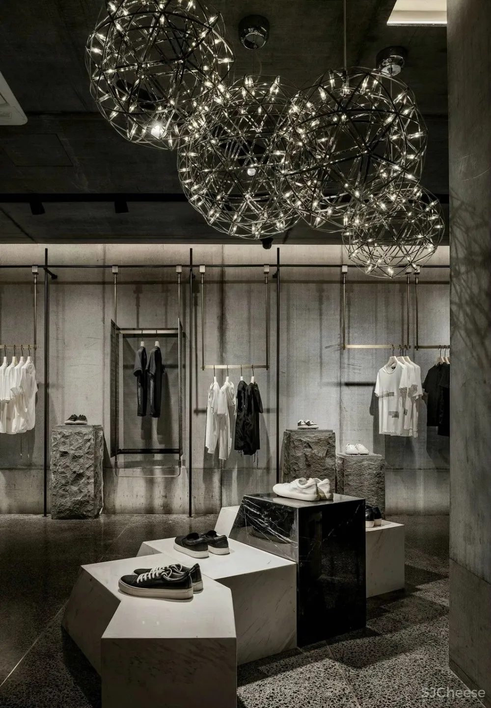 高级灰打造的商业空间,震撼灵魂的美