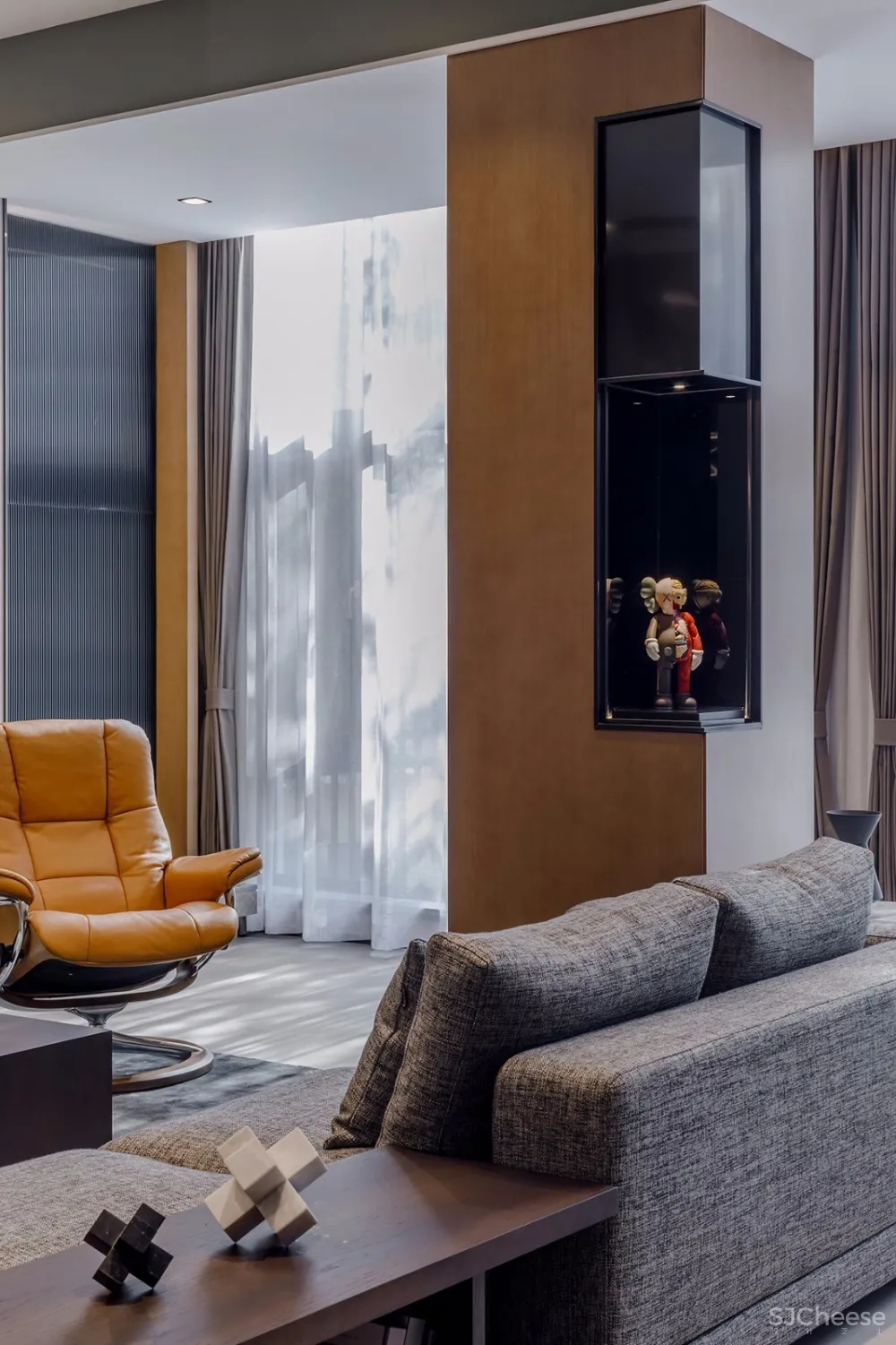 光影·Blues——350㎡南京颐和南园联排别墅