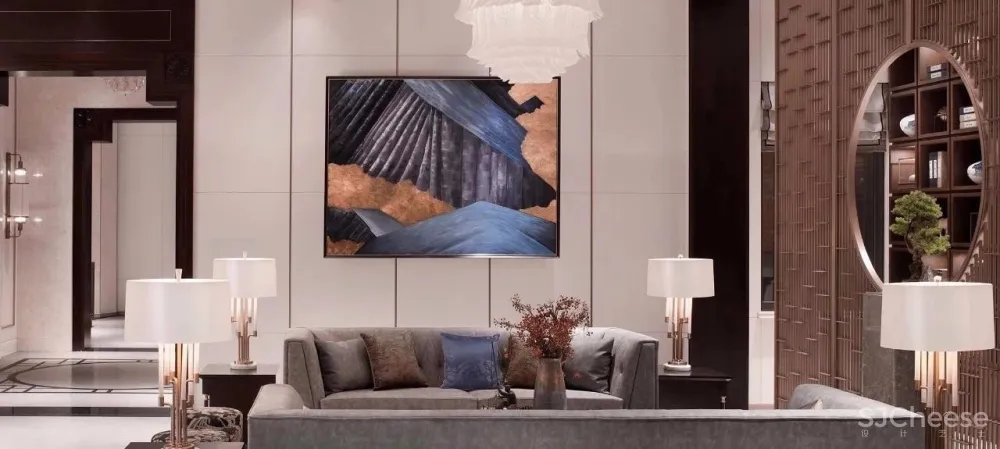 中西圆融，和合相生 | 汕头龙光碧海阳光V1别墅样板间