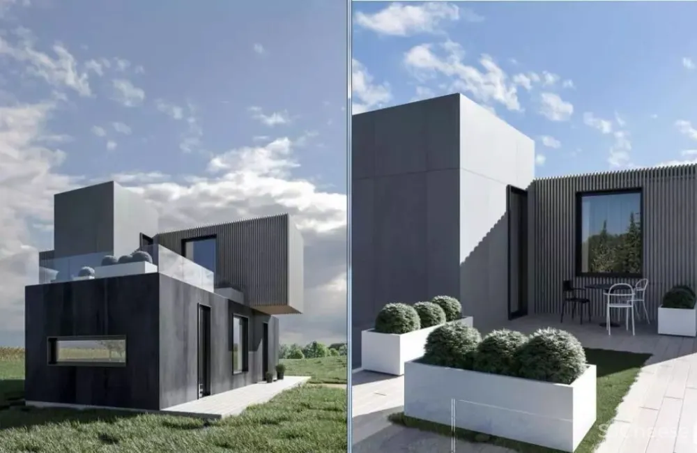 一对夫妇,羡煞旁人的森林住宅