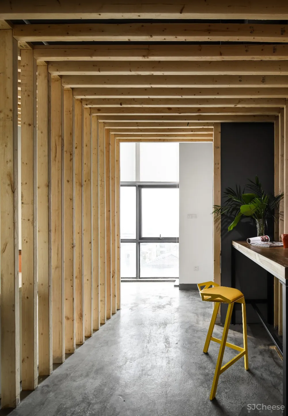 木头房子和弧形盒子 | 尤格设计 首