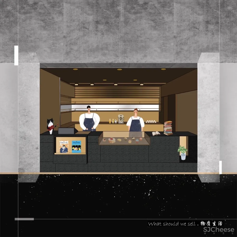 琚宾最新力作 | 物质生活书吧设计落地方案 首