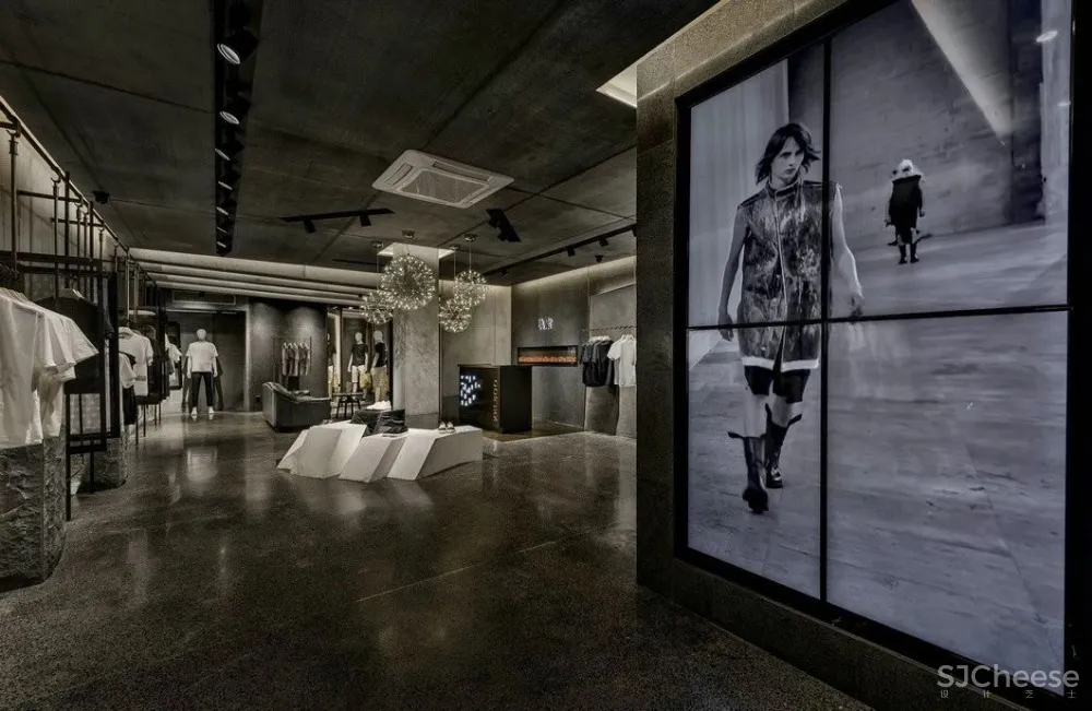 高级灰打造的商业空间,震撼灵魂的美