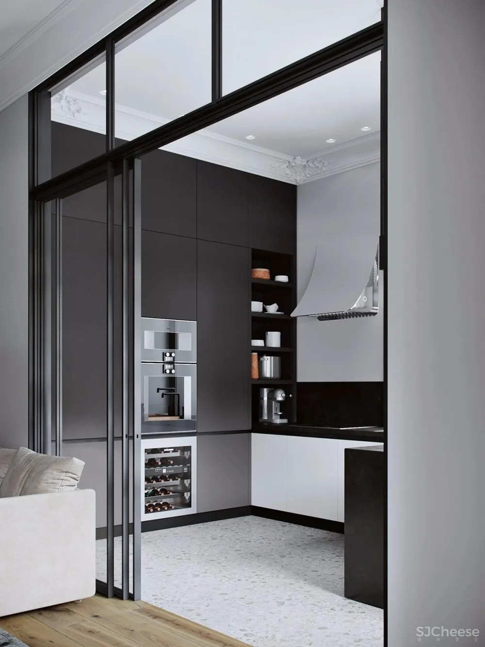 130㎡ 现代简约设计，这样布局空间大一倍 首