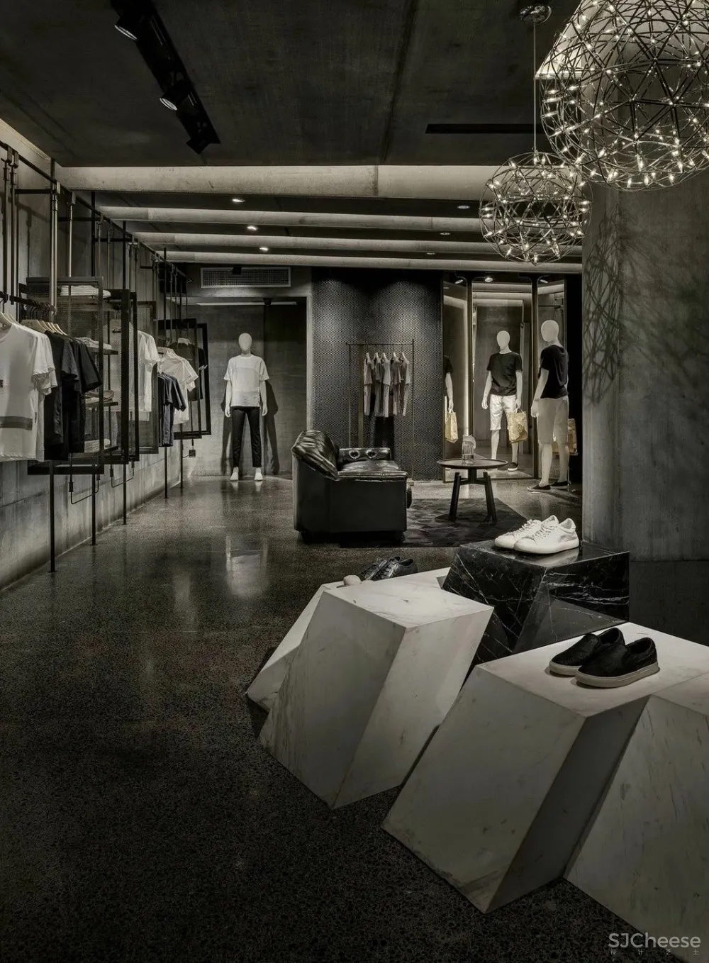 高级灰打造的商业空间,震撼灵魂的美