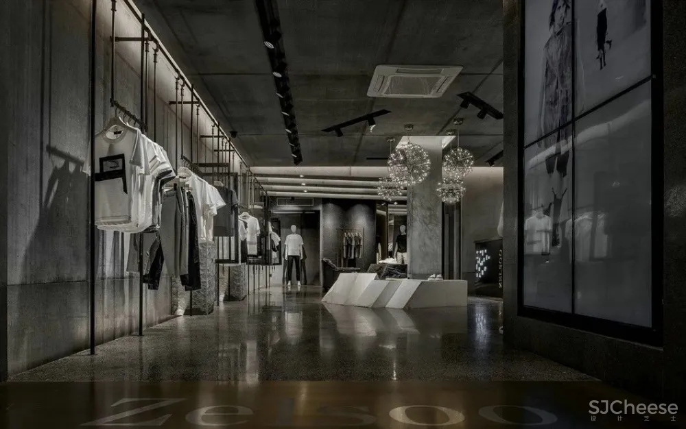高级灰打造的商业空间,震撼灵魂的美
