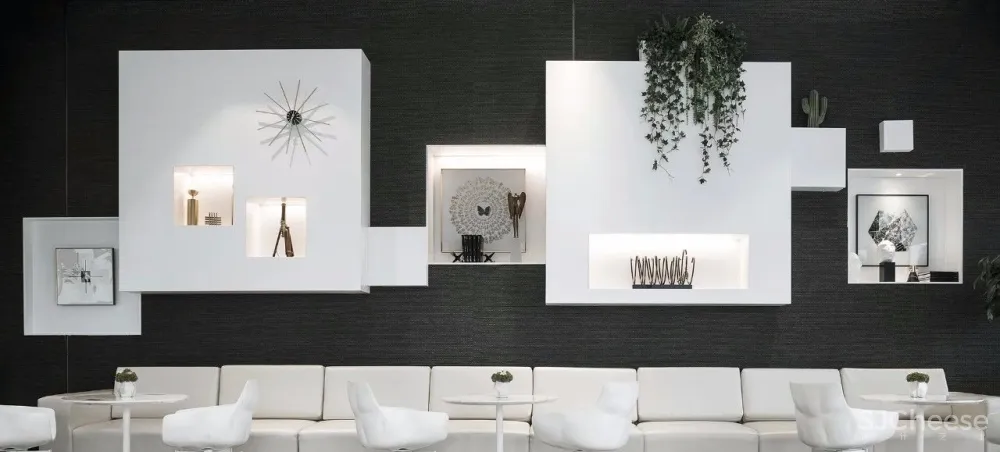 融汇中西的当代美学设计售楼中心设计方案&高清摄影 首