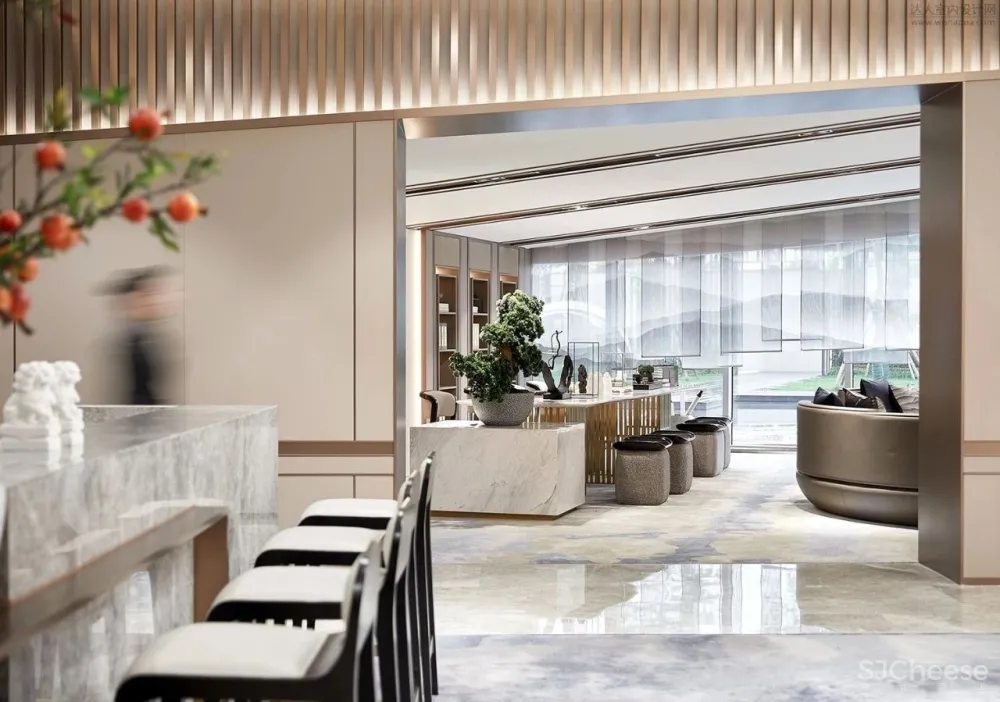 上海禾悉设计 | 招商弘阳杭州随塘售楼处