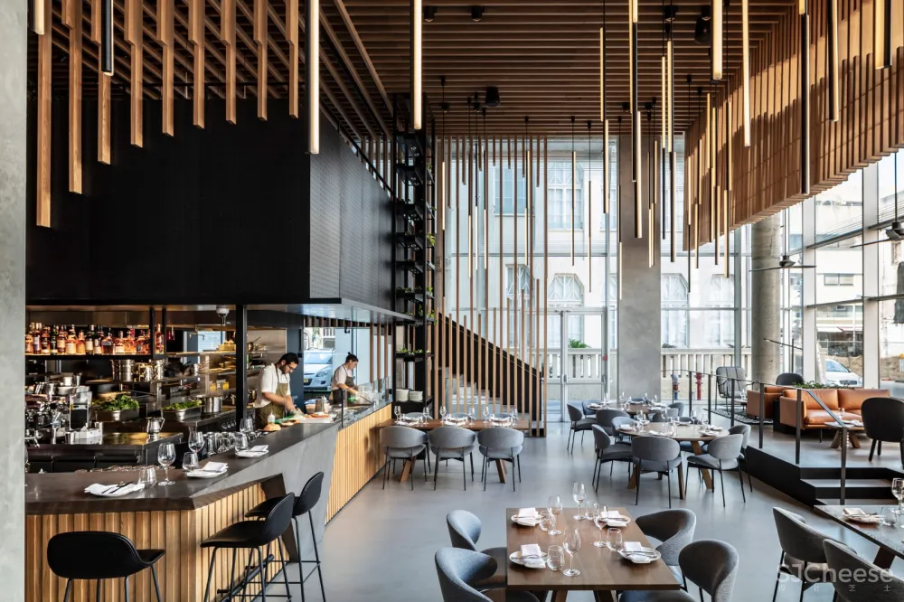 首发 | Kimmel Eshkolot Architects :木材划分的 Tel Aviv L28 餐厅 首