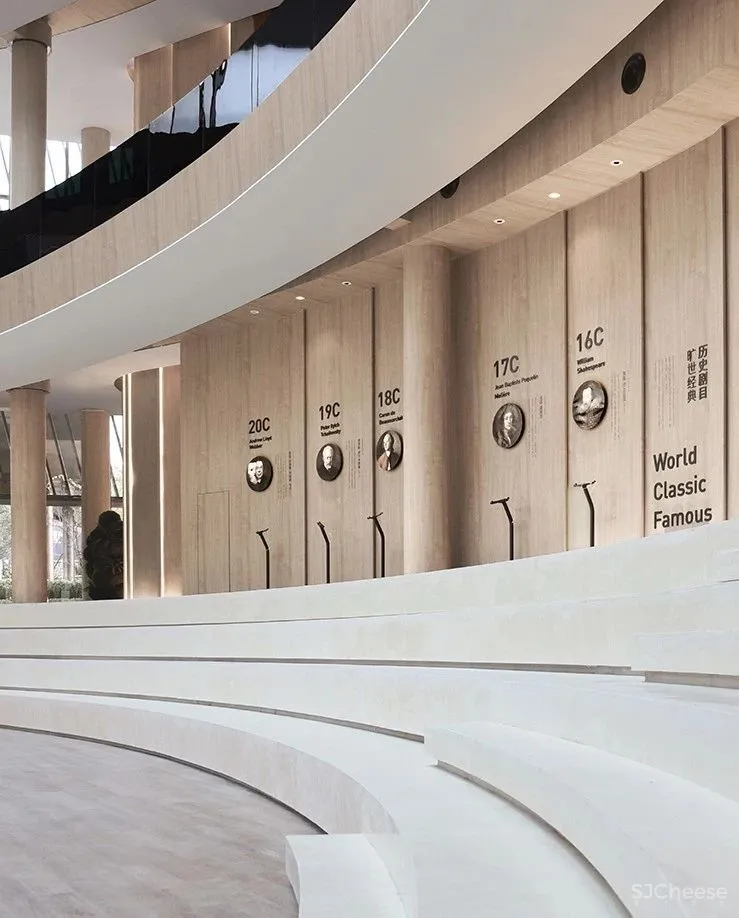 不拘一格的售楼处设计,仿佛置身在山水自然间