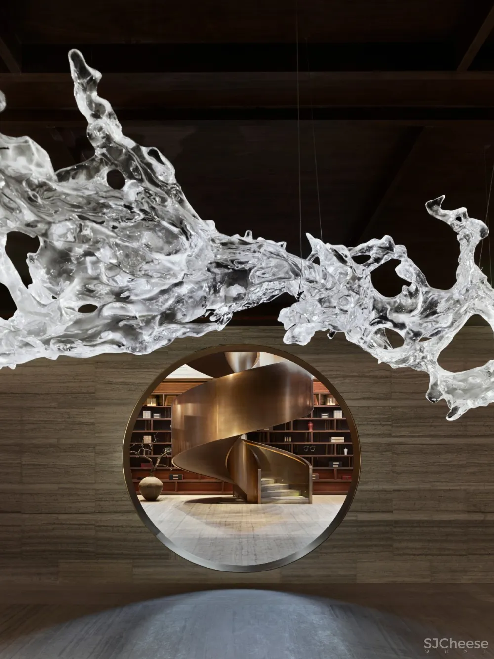 竹窗闻水月浮动｜涞澳新作 苏州世茂铜雀台售楼处 首