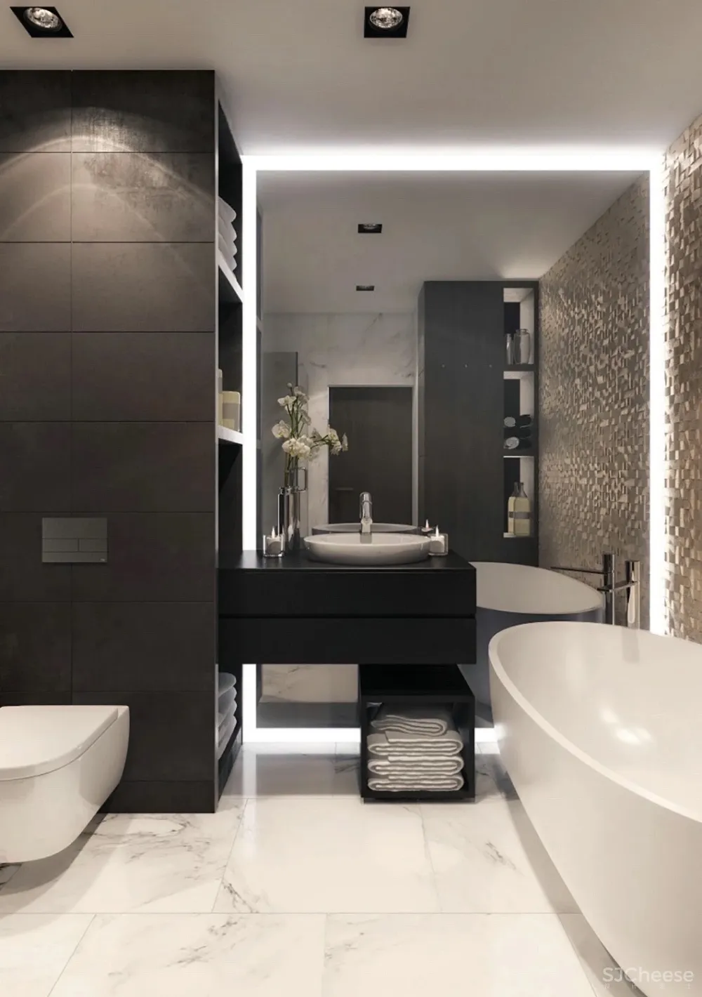 高级灰+红色,彰显个性的豪奢风范!