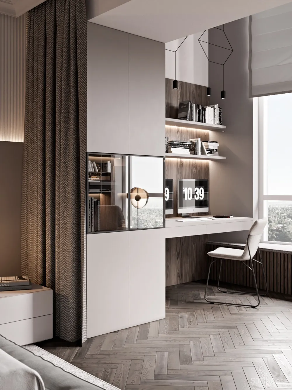 130 ㎡ 的四口之家，感受去繁化简之美！ 首