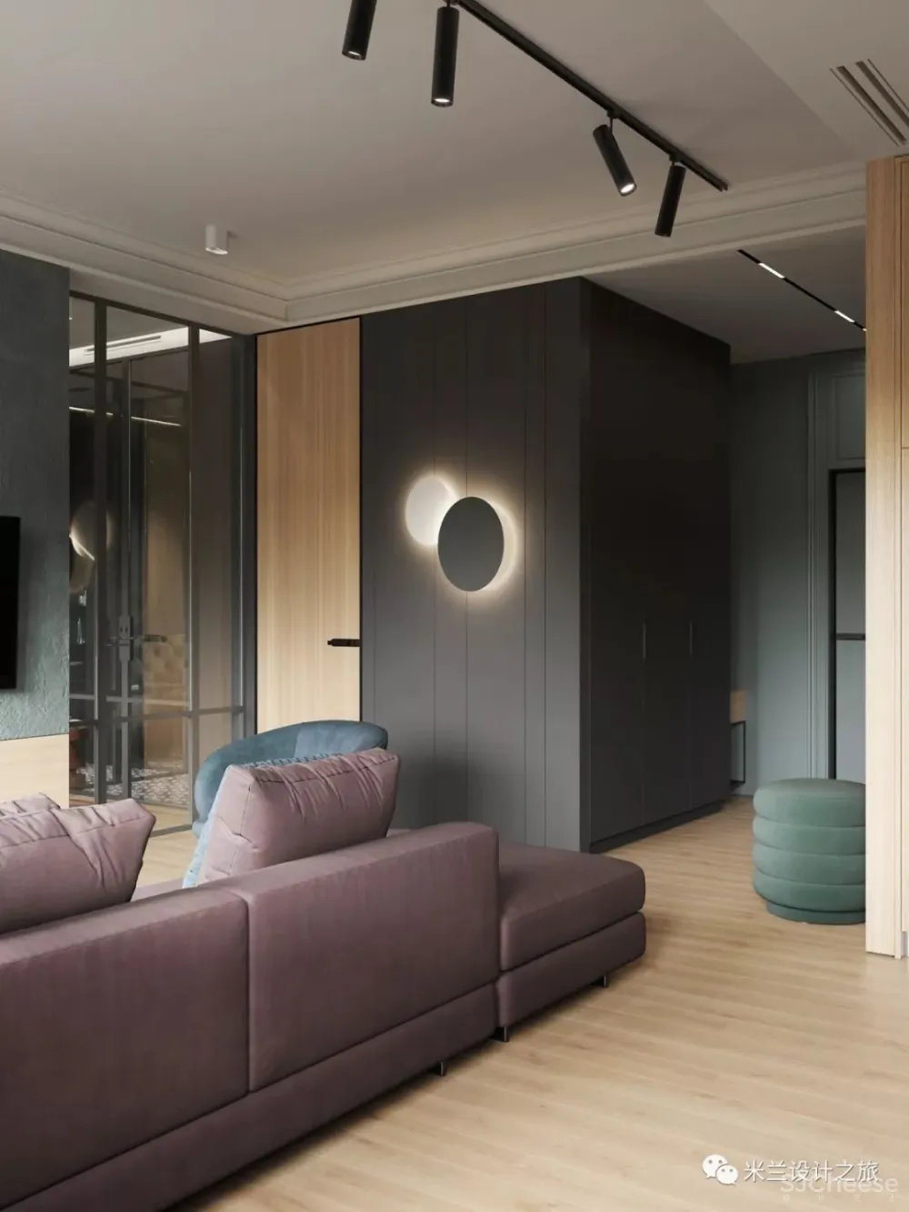 66㎡莫兰迪配色，有颜有格调 ​！