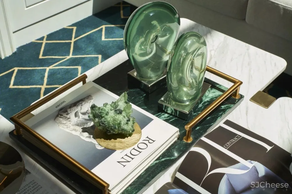 【集艾设计】165㎡英伦名仕品格别墅样板间设计方案 首