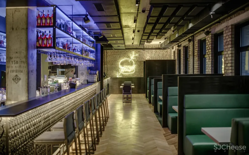 380㎡基辅的墨西哥汉堡店 | Slava Balbek 首