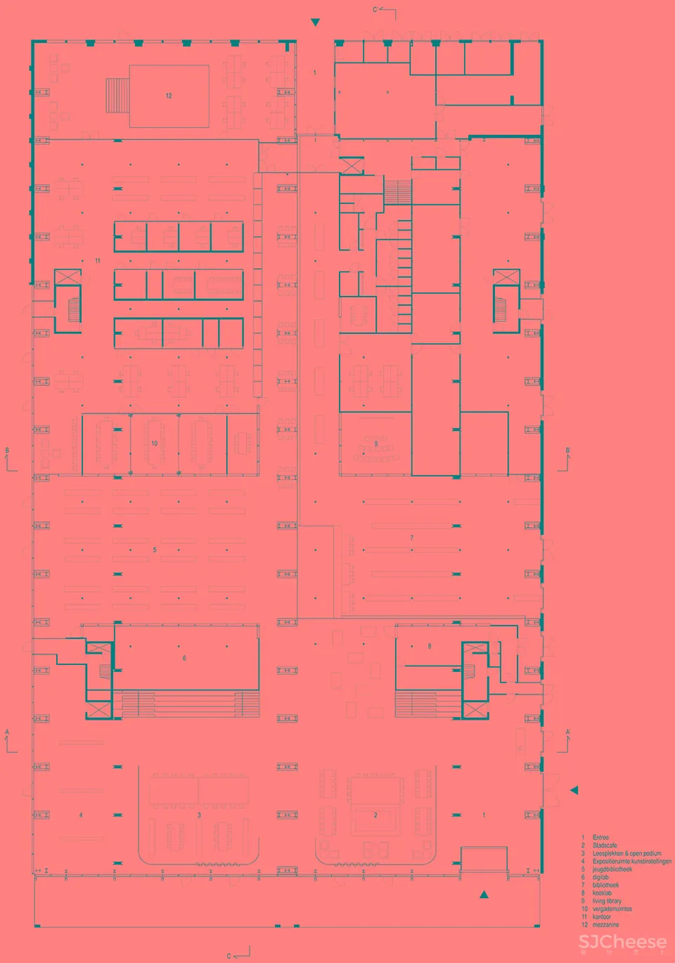 LocHal图书馆建筑设计，荷兰 / Civic Architects