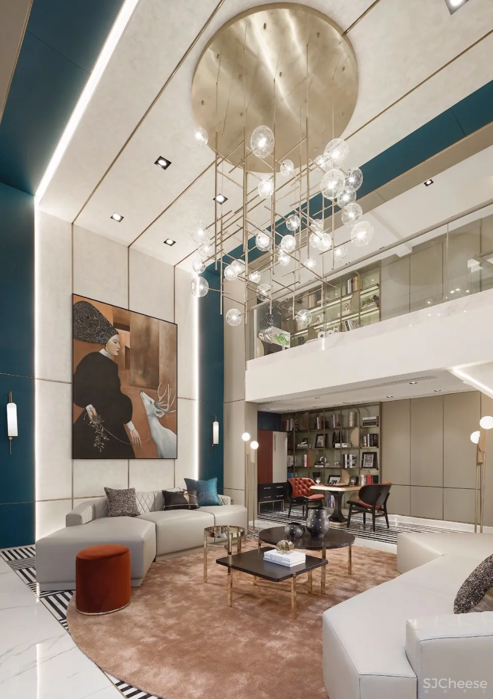 新作 | 上海 300m² 叠墅，海派时尚如何做出先锋格调 首