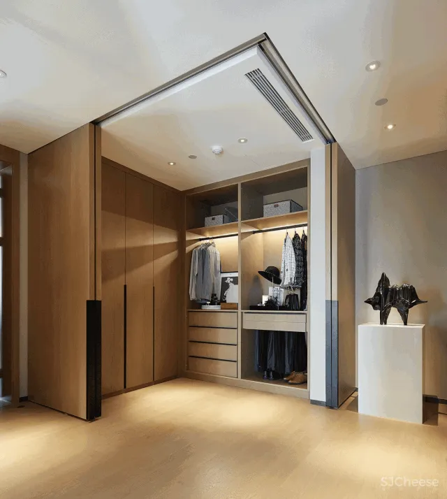 【HBA&世尊软装】现代风高端青岛万科翡翠长江样板间设计 首