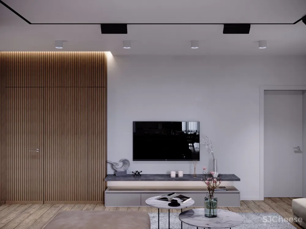 俄罗斯现代暖调住宅设计 | Maksim Demchenko